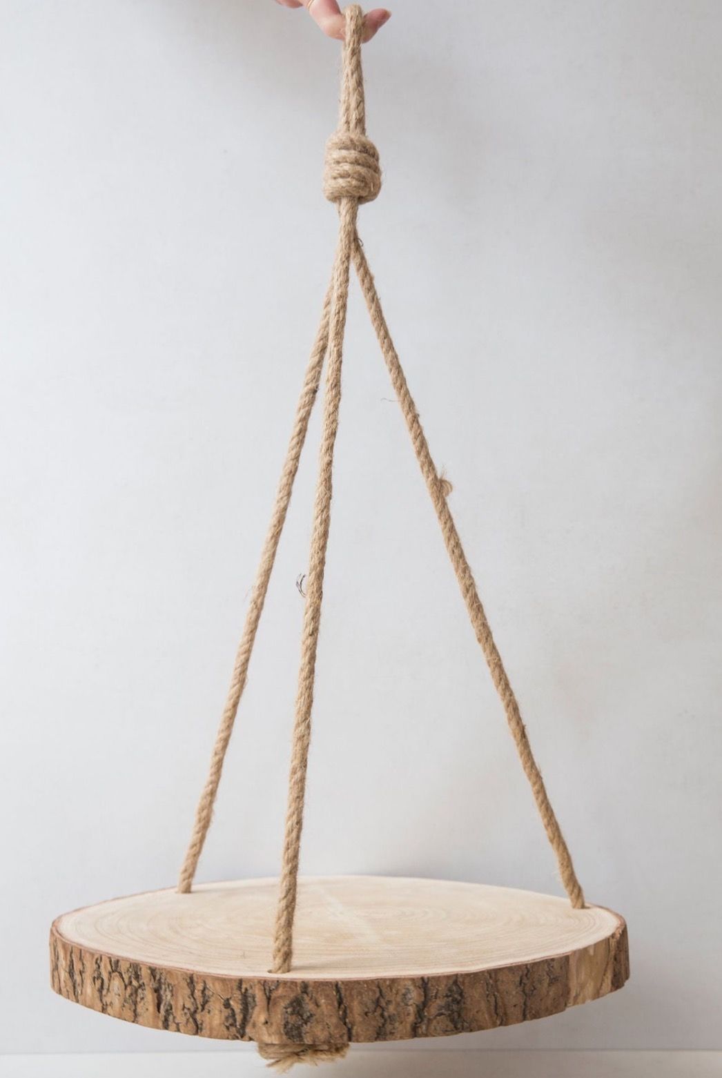 Live Edge Hanging Shelves