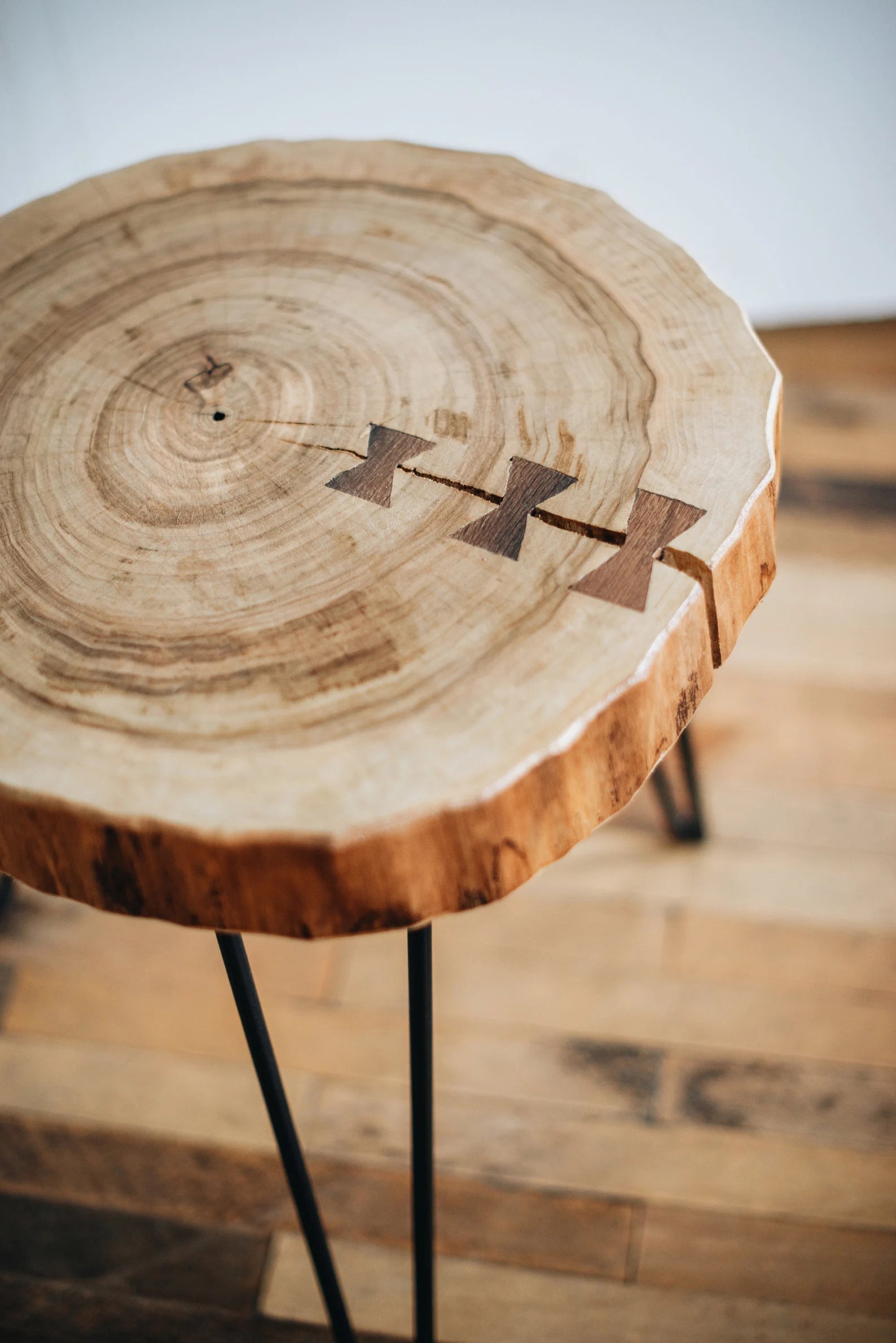 Live Edge Table Small Nightstand
