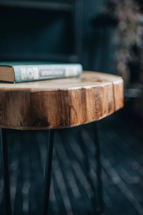 Live Edge Table Small Nightstand