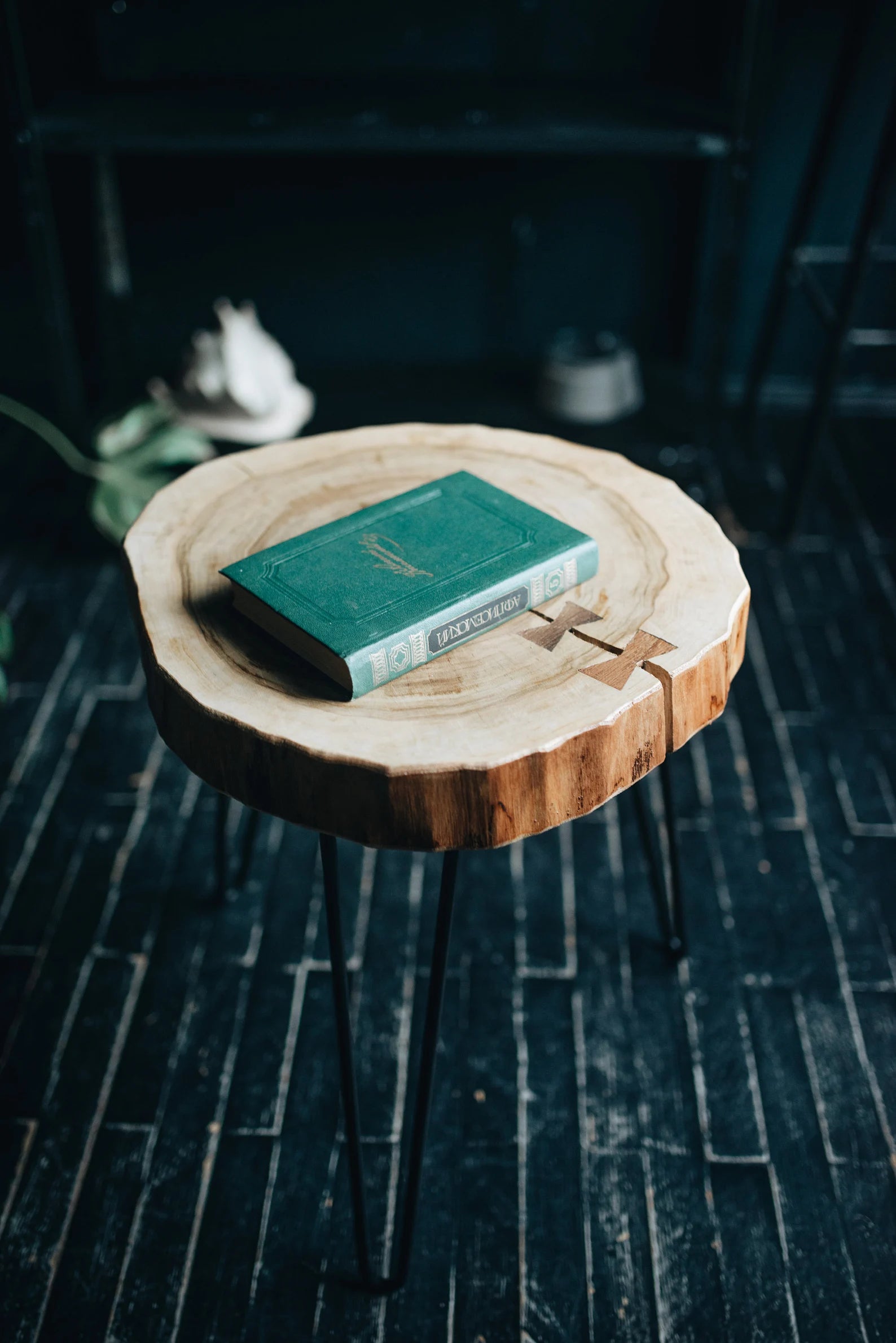 Live Edge Table Small Nightstand