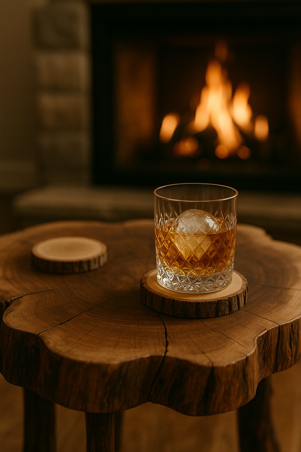 Raw Wood Disc Coasters